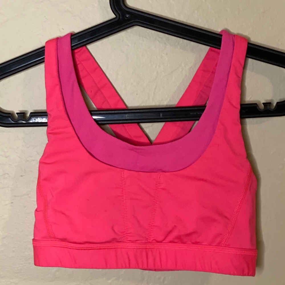 Lululemon Sports Bra Pink